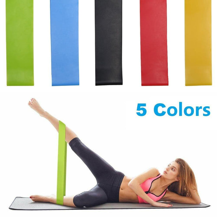 Loop Resistance Bands 5 Piece Set For Yoga-Exercise-Home Gym Workout - SourceOrtho CA