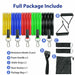 Resistance Tubes 11 Piece Set with handles - SourceOrtho CA